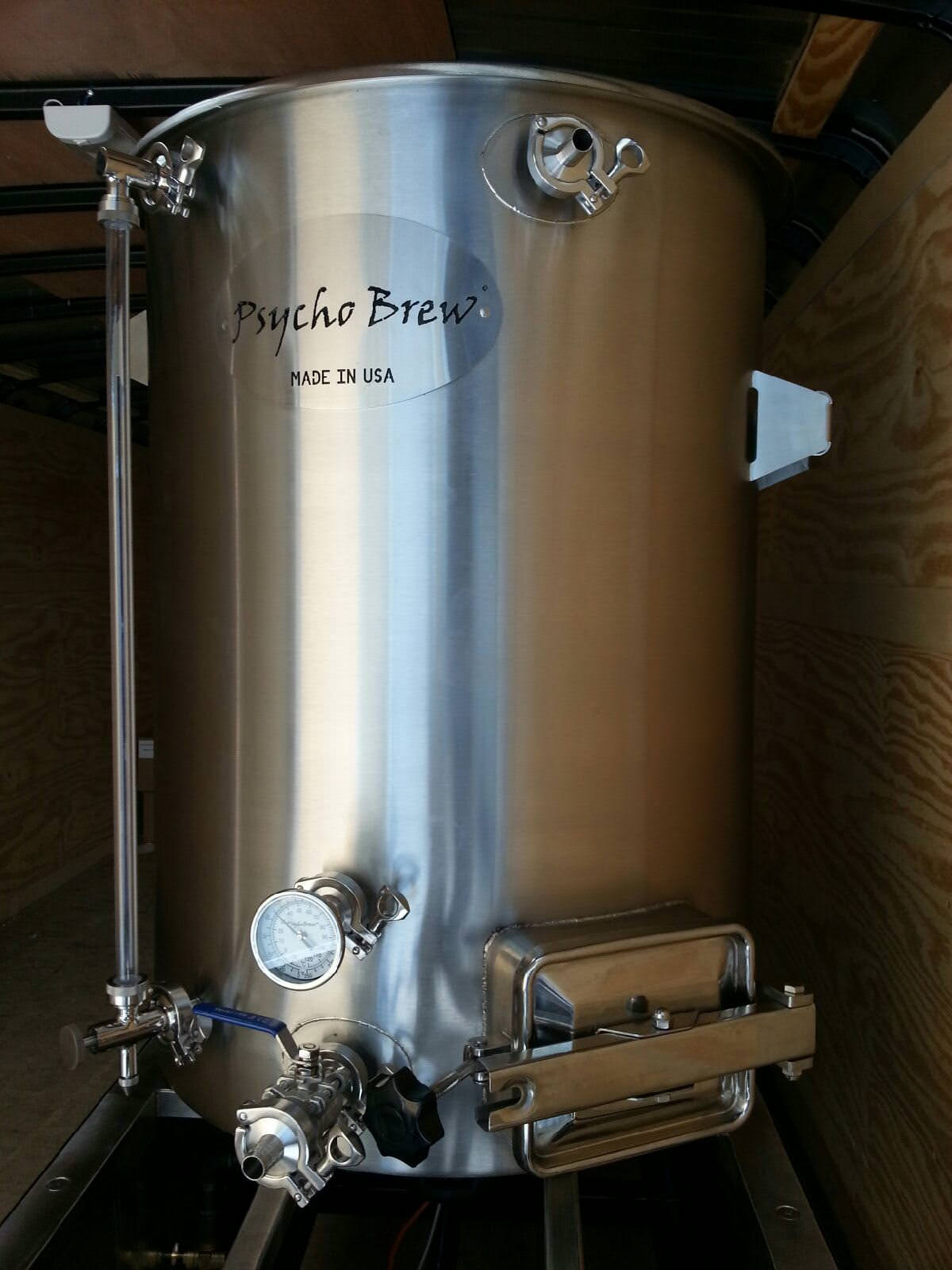 100 Gallon Psycho Brew Kettle W/Manway