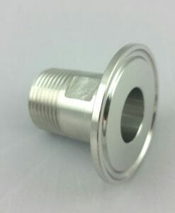 U/D LCMUS 1/4 3/8 1/2 3/4 1 1-1/4 1-1/2 NPT Female 1.5 2 Tri Clamp Sanitary Pipe Fitting Connector SS304 Stainless Homebrew Color : 5 pac, Size : TC 50.5mm 